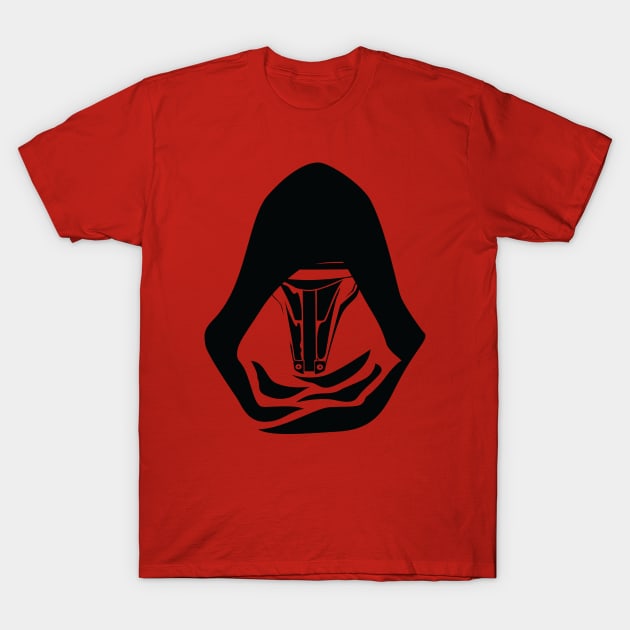 Darth Revan Mask – in Black T-Shirt by HelveticaHero